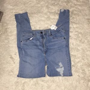 Levi high waisted denim